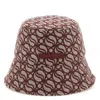Stella Mccartney S-wave Monogram Bucket Hat In Red