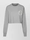 Stella Mccartney Stella Mc Cartney 's Wave' Grey Organic Cotton Sweatshirt