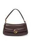 Stella Mccartney S-wave Padded Shoulder Bag In Brown