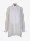 Stella Mccartney S-wave Silk Blouse In White