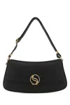 Stella Mccartney S-wave Small Hobo Bag In Black