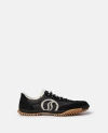 Stella Mccartney S-wave Sport Mesh Panelled Sneakers In Black