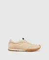 Stella Mccartney S-wave Sport Paneled Sneakers In Cream