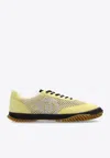 Stella Mccartney Yellow S-wave Sport Mesh Paneled Sneakers In Yellow
