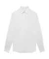 Stella Mccartney S-wave Striped Jacquard Shirt In White
