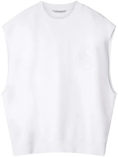 Stella Mccartney S-wave Oversized Tank Top In White