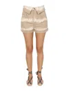 Stella Mccartney Safari Shorts In Brown