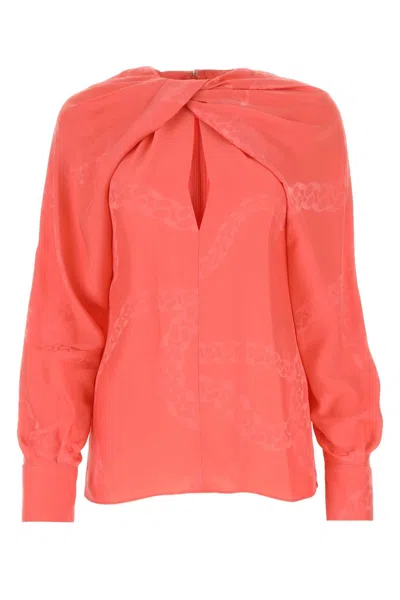 Stella Mccartney Salmon Satin Blouse
