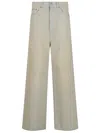 Stella Mccartney Sand Overdyed Wide Leg Jeans