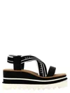 Stella Mccartney Stella Mc Cartney Sneak Elyse Striped Platform Sandals