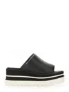 Stella Mccartney Black Sneak-elyse Platform Mules In Black