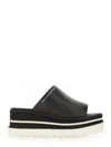 Stella Mccartney Black Sneak-elyse Platform Mules In Black