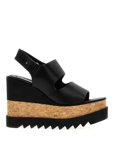 Stella Mccartney Sneak-elyse Sandals In Black