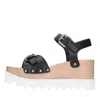 Stella Mccartney Sandals Black In Nero Neri E Grigi