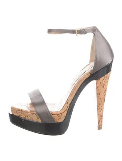 Pre-owned Stella Mccartney Sandals In Grey