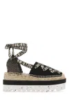 Stella Mccartney Stella Mc Cartney Gaia Wedge Espadrillas In Multi