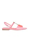Stella Mccartney Cherry-motif Sandals In Pink