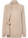 Stella Mccartney Stella Mc Cartney Wool And Cashmere Sweater In Neutrals