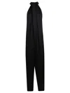 Stella Mccartney Envers Satin Halterneck All In One In Black