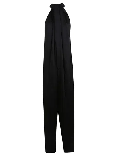 Stella Mccartney Satin-finish Halterneck Jumpsuit