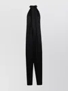 Stella Mccartney Envers Satin Halterneck All In One In Black