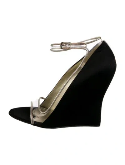 Pre-owned Stella Mccartney Satin Pumps In Black