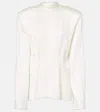 Stella Mccartney Satin Top In Weiss