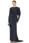 Stella Mccartney Satin Twist Gown