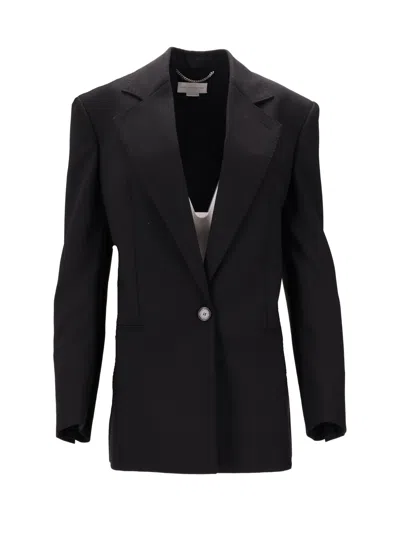 Stella Mccartney Stella Mc Cartney Canvas Tailoring Sb Jacket In Black