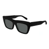 Stella Mccartney Sunglasses Sc0194s In 001 Black Black Smoke