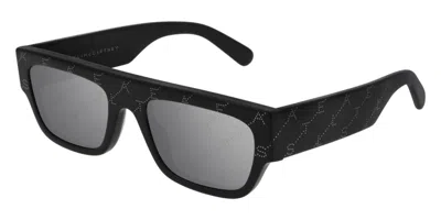 Stella Mccartney Sc0210s 001 Occhiali Da Sole Neri Per Donna In Black