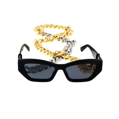 Stella Mccartney Sc40047 I Y Sunglasses In Black