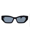 Stella Mccartney Cat-eye Embellished Sunglasses In Black