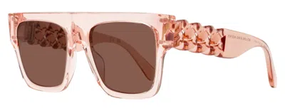 Stella Mccartney Sc40053i Bio-acetate Square Sunglasses In Pink