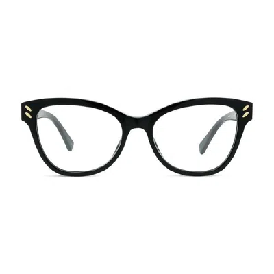 Stella Mccartney Sc50005i001 Cat-eye Acetate Eyeglasses In Black