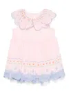 Stella Mccartney Scallop-edge Dress In Pink