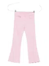 Stella Mccartney Scalloped-hem Trousers In Pink