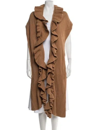 Pre-owned Stella Mccartney Scarf In Brown