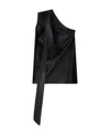 Stella Mccartney Ladies Black Scarf One-shoulder Top In Black
