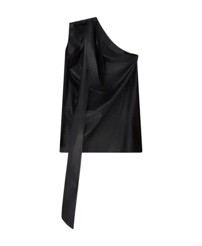 STELLA MCCARTNEY STELLA MCCARTNEY SCARF ONE-SHOULDER SLEEVELESS TOP