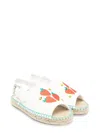Stella Mccartney Strawberry Espadrille Sandals In Multicolour