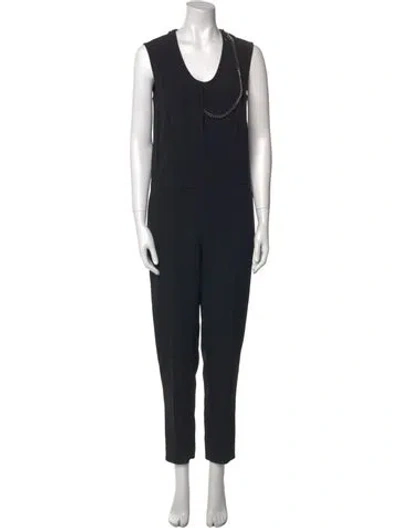 Pre-owned Stella Mccartney Scoop Neck Jumpsuit In Black