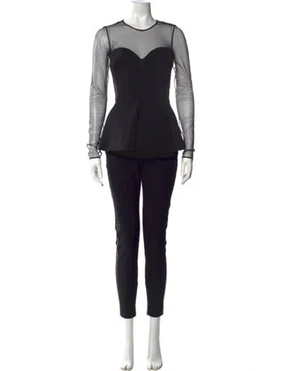 Pre-owned Stella Mccartney Scoop Neck Jumpsuit In Black