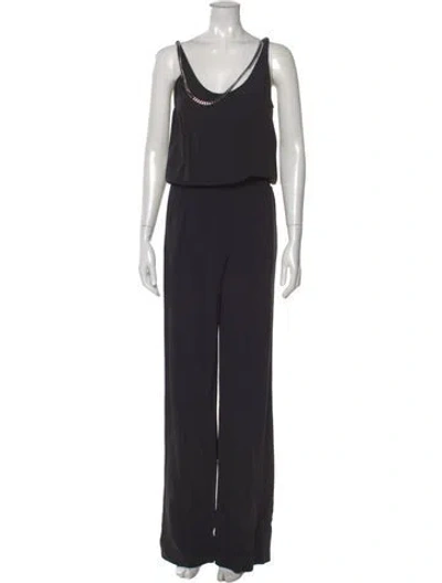Pre-owned Stella Mccartney Scoop Neck Jumpsuit In Black