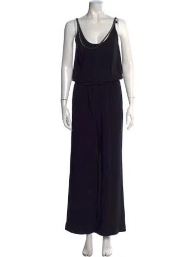 Pre-owned Stella Mccartney Scoop Neck Jumpsuit In Black