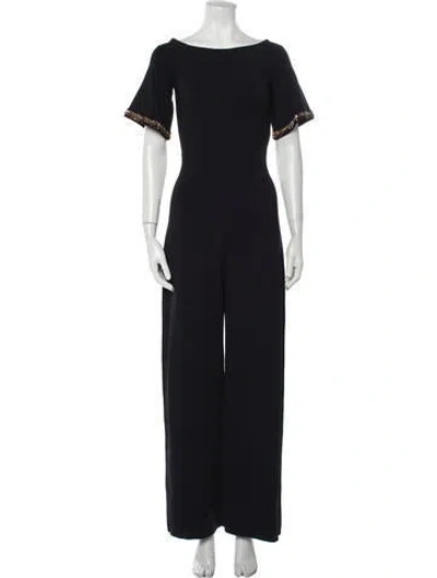 Pre-owned Stella Mccartney Scoop Neck Jumpsuit In Blue