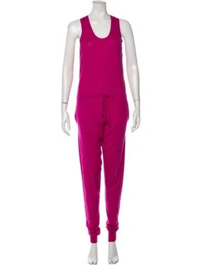 Pre-owned Stella Mccartney Scoop Neck Jumpsuit In Pink