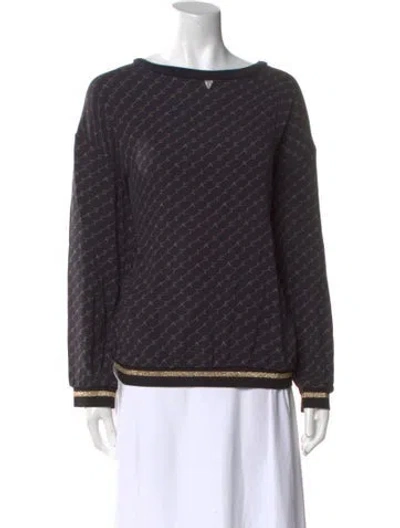 Pre-owned Stella Mccartney Scoop Neck Long Sleeve Sweatshirt In Multi