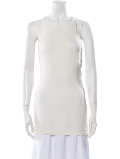 Pre-owned Stella Mccartney Scoop Neck Sleeveless Top In Neutral