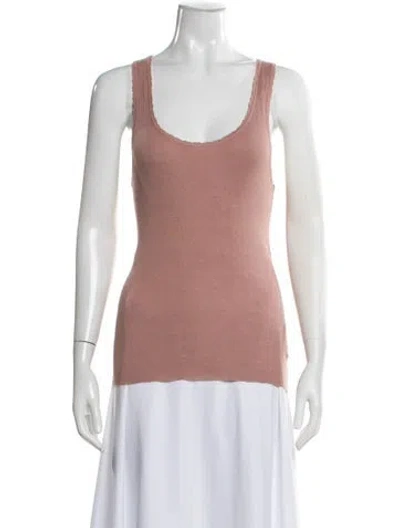Pre-owned Stella Mccartney Scoop Neck Sleeveless Top In Pink